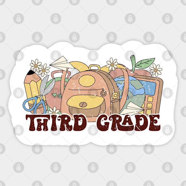 Third grade Sticker by Zedeldesign